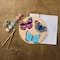 Butterflies Paint-by-Number Round Plywood Surface Kit by Artist's Loft®